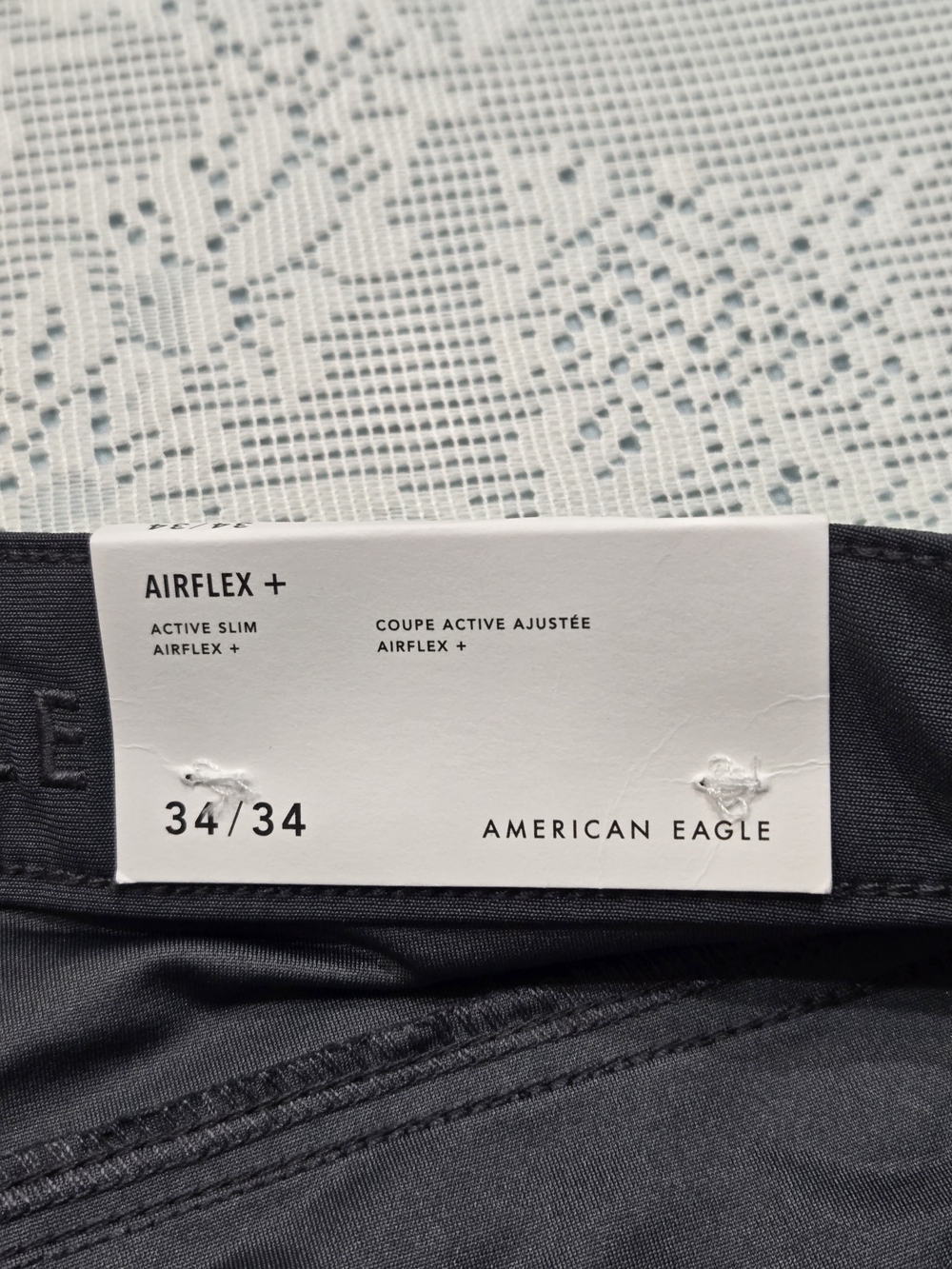 American Eagle Outfitters Men's Black Straight Leg Pant Sz 34/36 - Picture 3 of 11